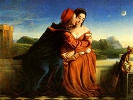 William Dyce Paolo e Francesca Spain oil painting art